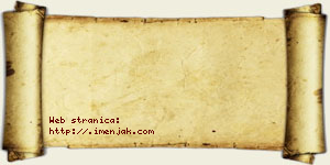 Olga Gligorić vizit kartica